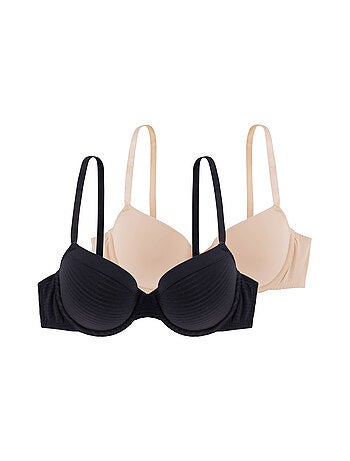 Lot de 2 soutien-gorge coque louise Dorina