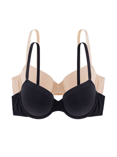 Lot de 2 soutien-gorge coque louise Dorina - Kiabi Lot de 2 soutien-gorge coque louise Dorina - Kiabi