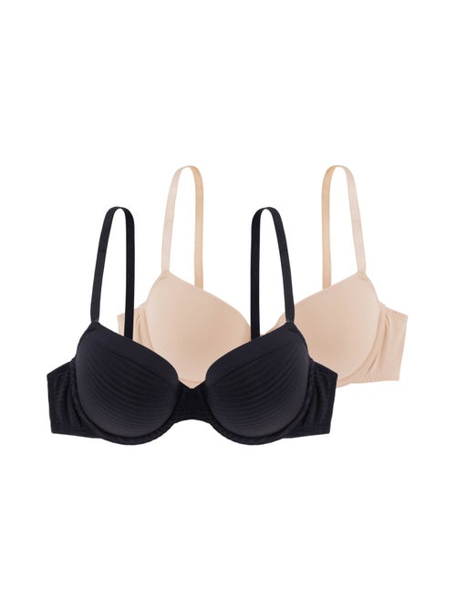 Lot de 2 soutien-gorge coque louise Dorina - Kiabi Lot de 2 soutien-gorge coque louise Dorina - Kiabi
