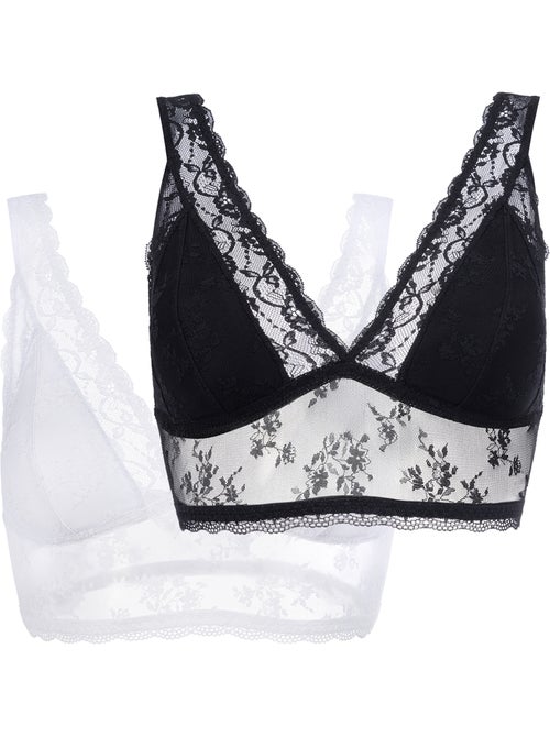 Lot de 2 Soutien-gorge corbeille en dentelle Dorina - Kiabi