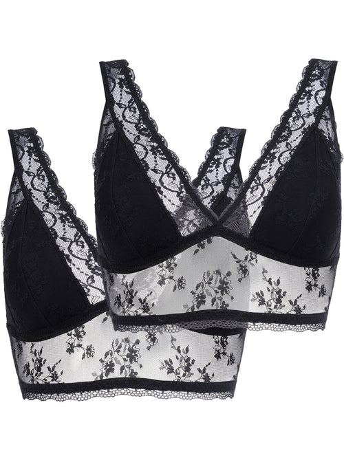 Lot de 2 Soutien-gorge corbeille en dentelle Dorina - Kiabi