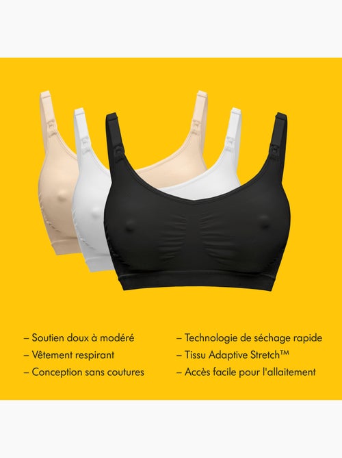 Lot de 2 soutien-gorge grossesse et allaitement Medela Keep Cool - Respirant, Adaptive Stretch, - Kiabi