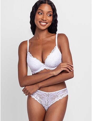Lot de 2 soutien-gorge plongeant angie push-up Dorina