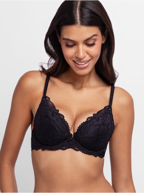 Lot de 2 soutien-gorge plongeant angie push-up Dorina - Kiabi