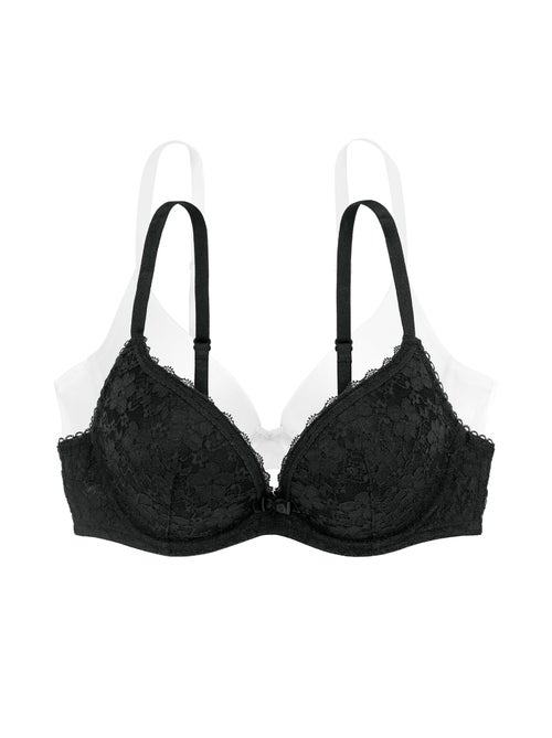 Lot de 2 soutien-gorge plongeant push-up sonia Dorina - Kiabi