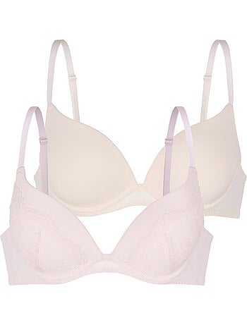 Lot de 2 soutien-gorge plongeant push-up willa Dorina