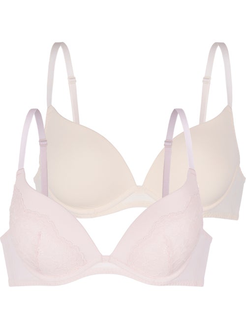 Lot de 2 soutien-gorge plongeant push-up willa Dorina - Kiabi