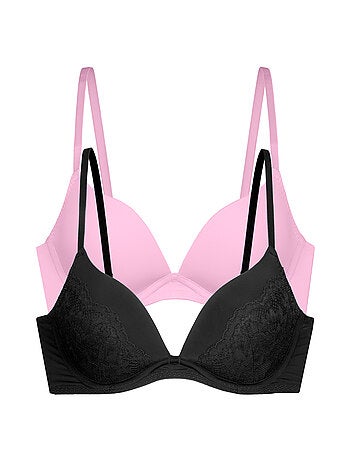 Lot de 2 soutien-gorge plongeant push-up willa Dorina