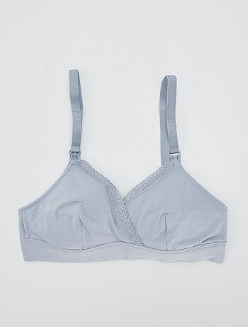 Lot de 2 soutiens-gorge d'allaitement en coton