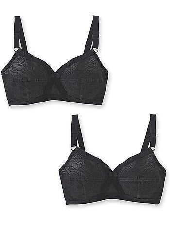 Lot de 2 soutiens-gorge dentelle - DAXON