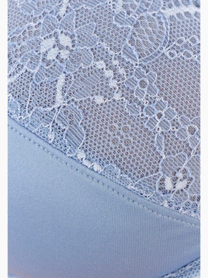 Lot de 2 soutiens-gorge dentelle à armatures - Damart Bleu - Kiabi