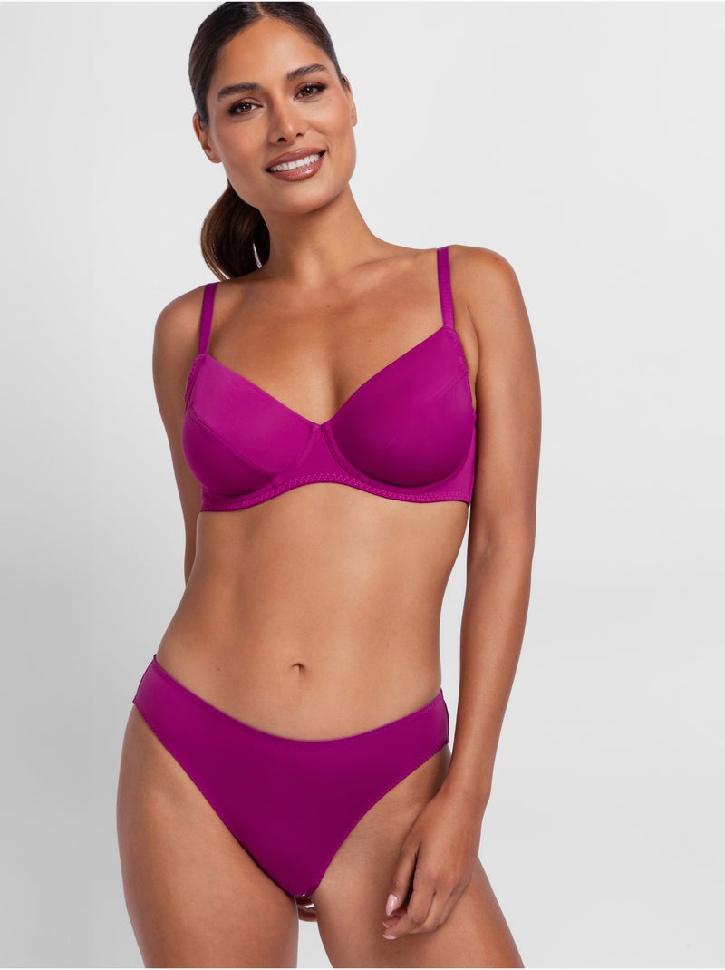Lot de 2 soutiens-gorge emboîtants sans coques Angie Noir - Kiabi