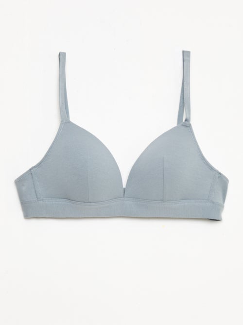 Lot de 2 soutiens-gorge en coton - Kiabi