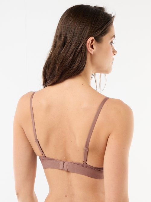 Lot de 2 soutiens-gorge en coton - Kiabi