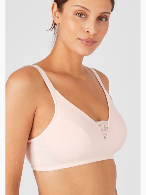 Lot de 2 soutiens-gorge minimiseur sans armatures - Damart - Kiabi