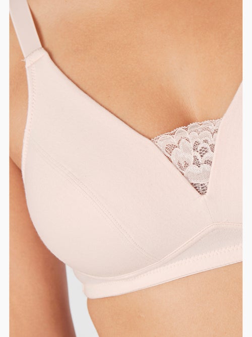 Lot de 2 soutiens-gorge minimiseur sans armatures - Damart - Kiabi