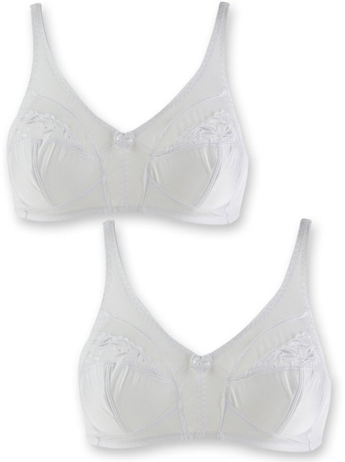 Lot de 2 soutiens-gorge sans armatures - DAXON - Kiabi