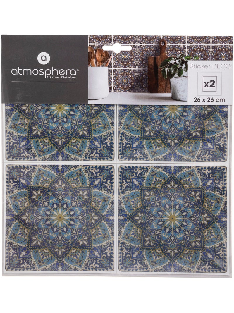 Lot de 2 stickers mosaïque CARO Multicolore - Kiabi