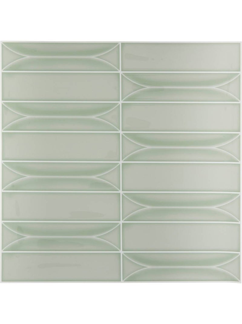 Lot de 2 stickers muraux adhésifs CARO Vert - Kiabi