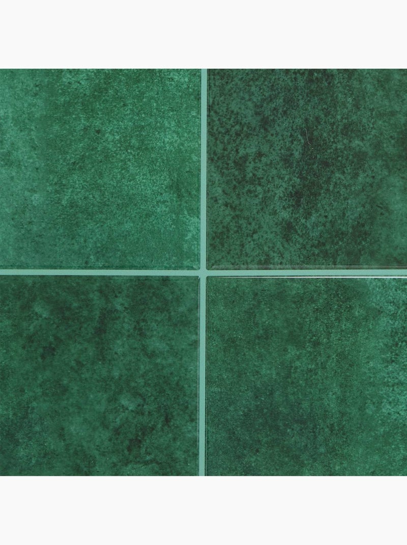 Lot de 2 stickers muraux carré CARO Vert - Kiabi