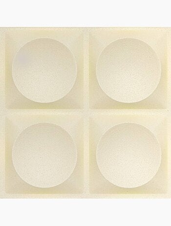 Lot de 2 stickers muraux ronds effet 3D OREN