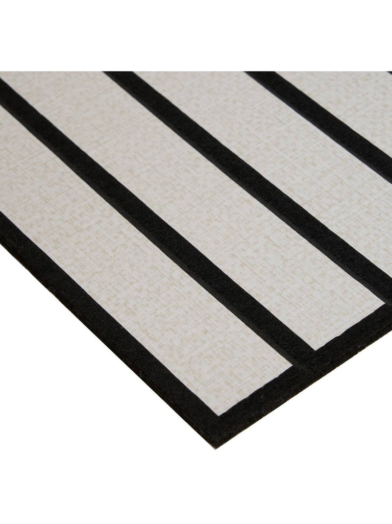Lot de 2 stickers muraux tissus RIBO Marron - Kiabi