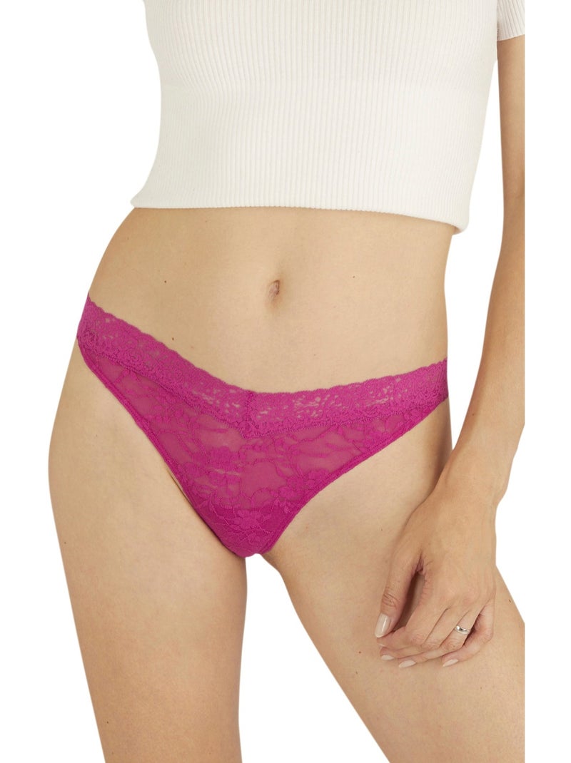 Lot de 2 strings DUO POP Rose fushia - Kiabi