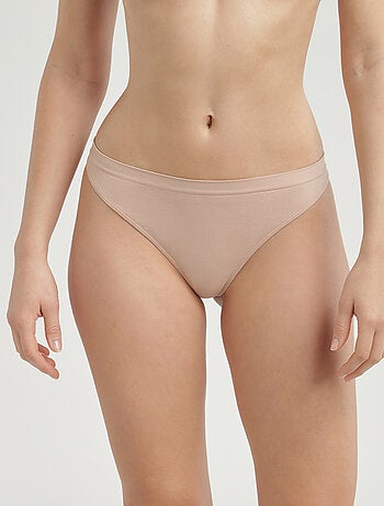 Lot de 2 Strings Microfibre Seamless