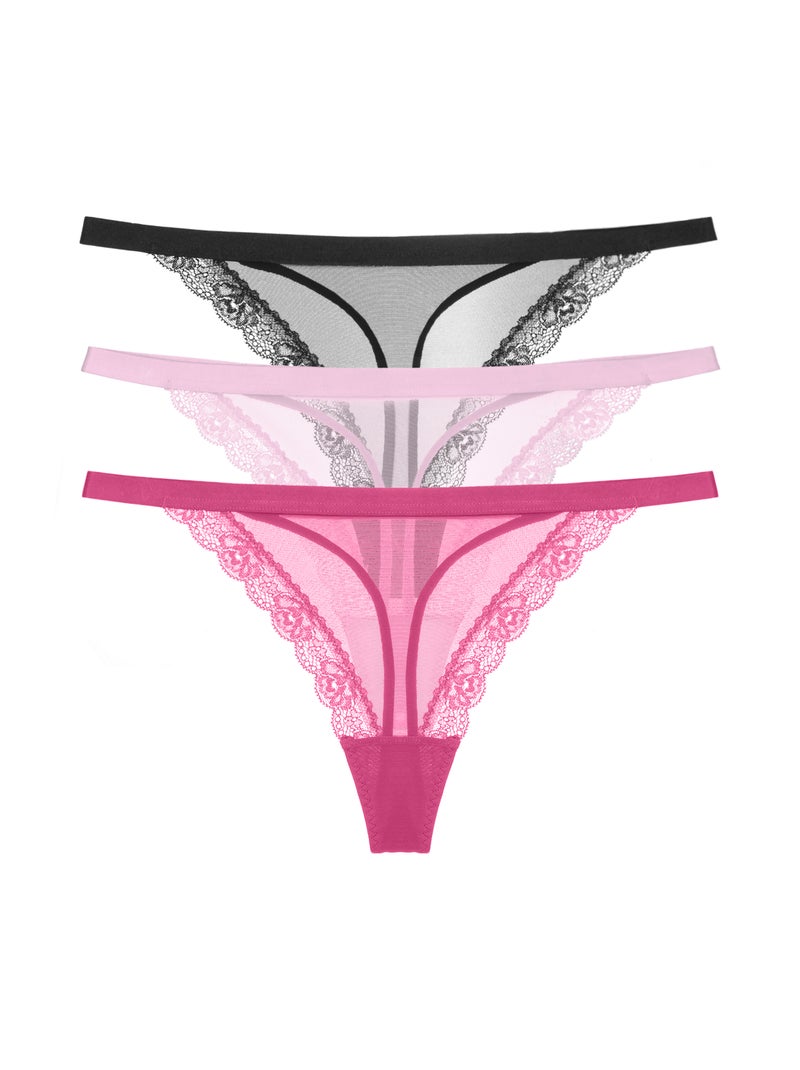 Lot de 2 strings Misha – Dorina Noir - Kiabi