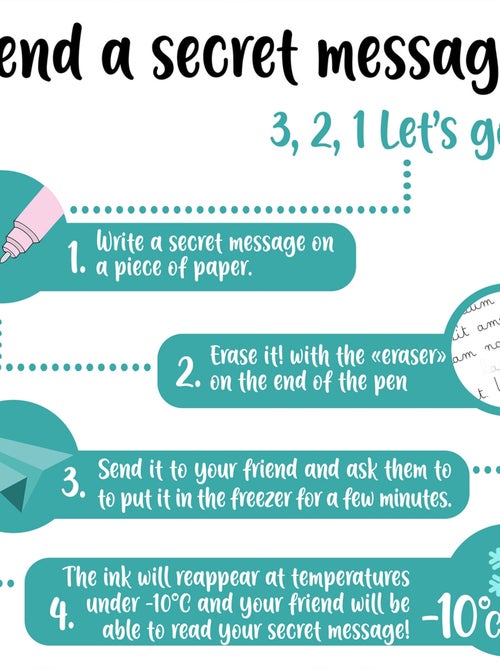 Lot de 2 stylos à encre gel effaçable - Erasable Pen - Bee - Kiabi