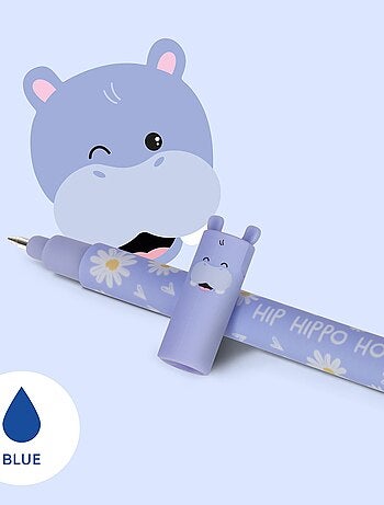 Lot de 2 stylos à encre gel effaçable - Hippo et Bee