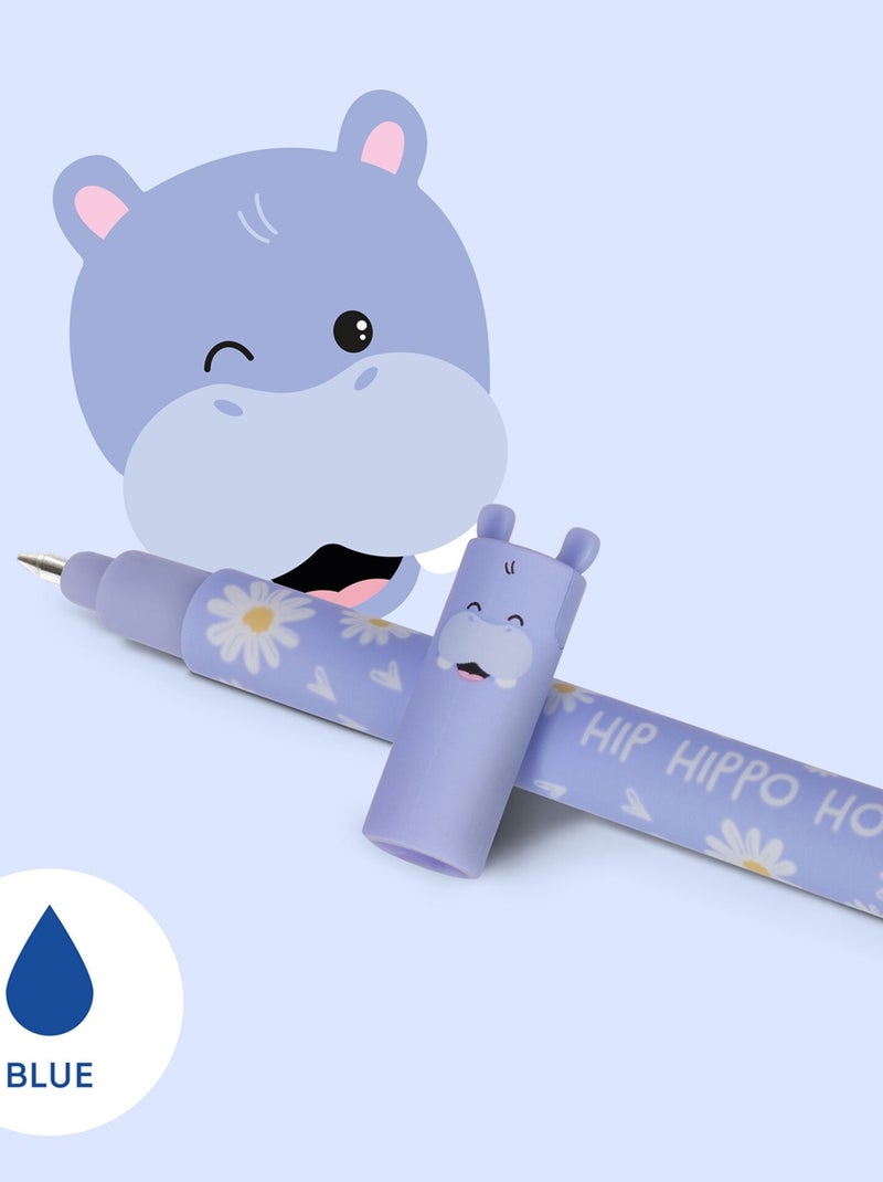 Lot de 2 stylos à encre gel effaçable - Hippo et Bee Multicolore - Kiabi