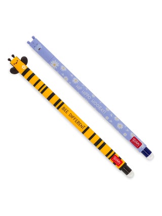 Lot de 2 stylos à encre gel effaçable - Hippo et Bee