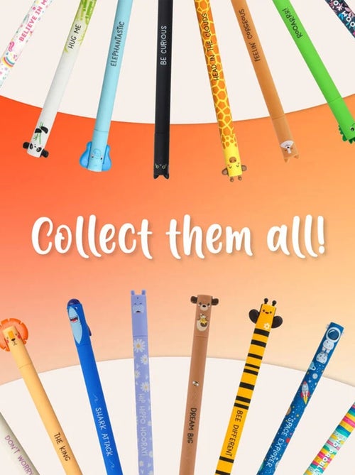 Lot de 2 stylos à encre gel effaçable - Panda - Kiabi