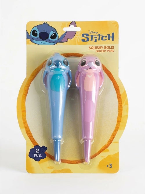 Lot de 2 stylos encre verte ergonomiques stitch disney - Kiabi Lot de 2 stylos encre verte ergonomiques stitch disney - Kiabi