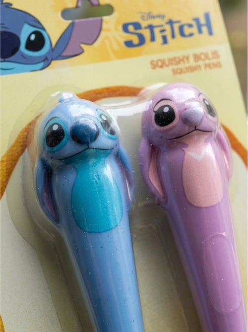 Lot de 2 stylos encre verte ergonomiques stitch disney - Kiabi Lot de 2 stylos encre verte ergonomiques stitch disney - Kiabi