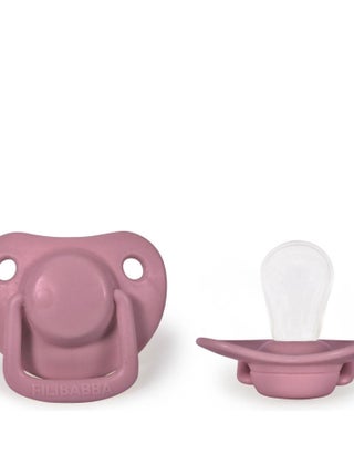 Lot de 2 sucettes anatomique en silicone 0-6m Filibabba