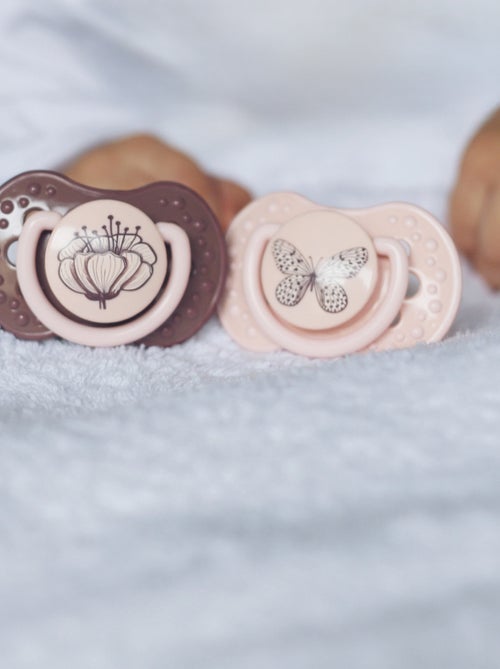 Lot de 2 sucettes dynamique lovi botanic taille 1 de 0 à 3 mois - Kiabi