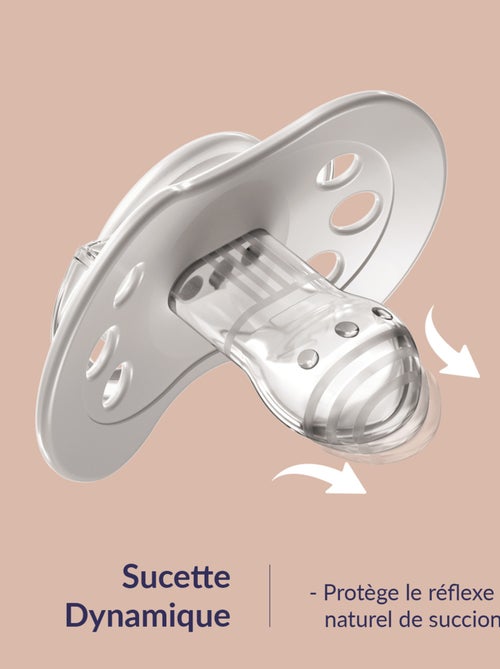 Lot de 2 sucettes dynamique lovi botanic taille 2 de 3 à 6 mois - Kiabi