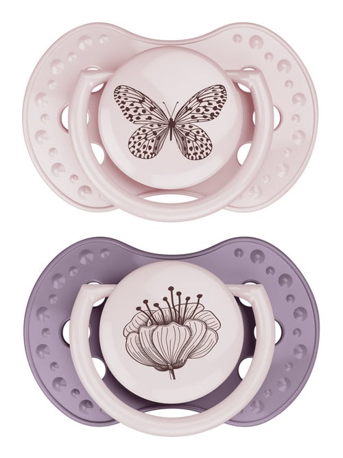 Lot de 2 sucettes dynamique lovi botanic taille 4 - plus 18 mois - Kiabi