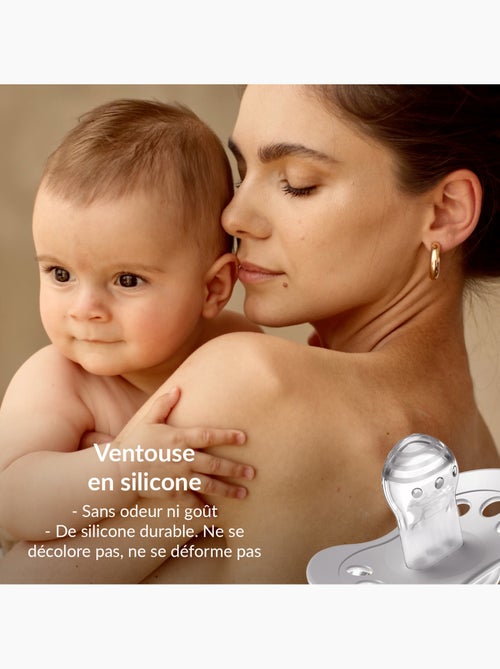 Lot de 2 sucettes dynamique lovi harmony taille 1 de 0 à 3 mois - Kiabi Lot de 2 sucettes dynamique lovi harmony taille 1 de 0 à 3 mois - Kiabi