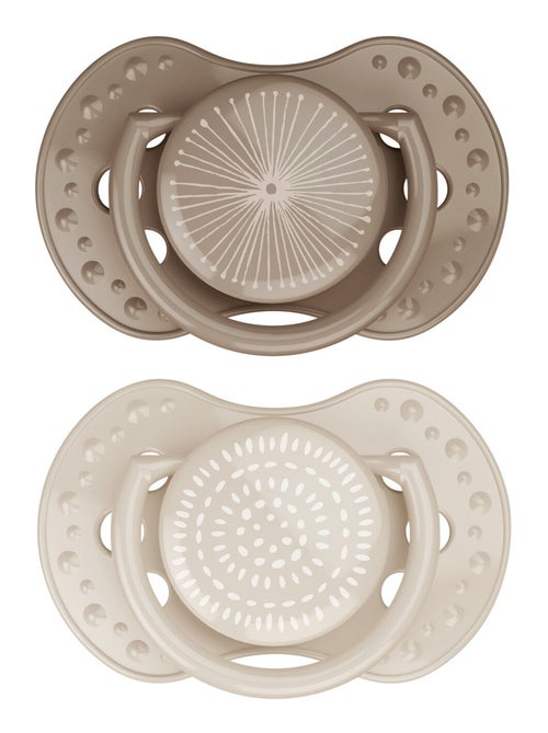 Lot de 2 sucettes dynamique lovi nuit & harmony taille 3 de 6 à 18 mois - Kiabi