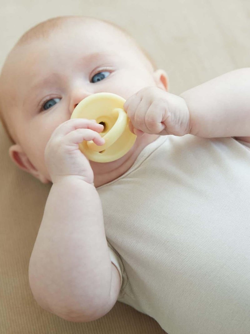 Lot de 2 sucettes en silicone - 0 - 36m Filibabba Orange clair - Kiabi