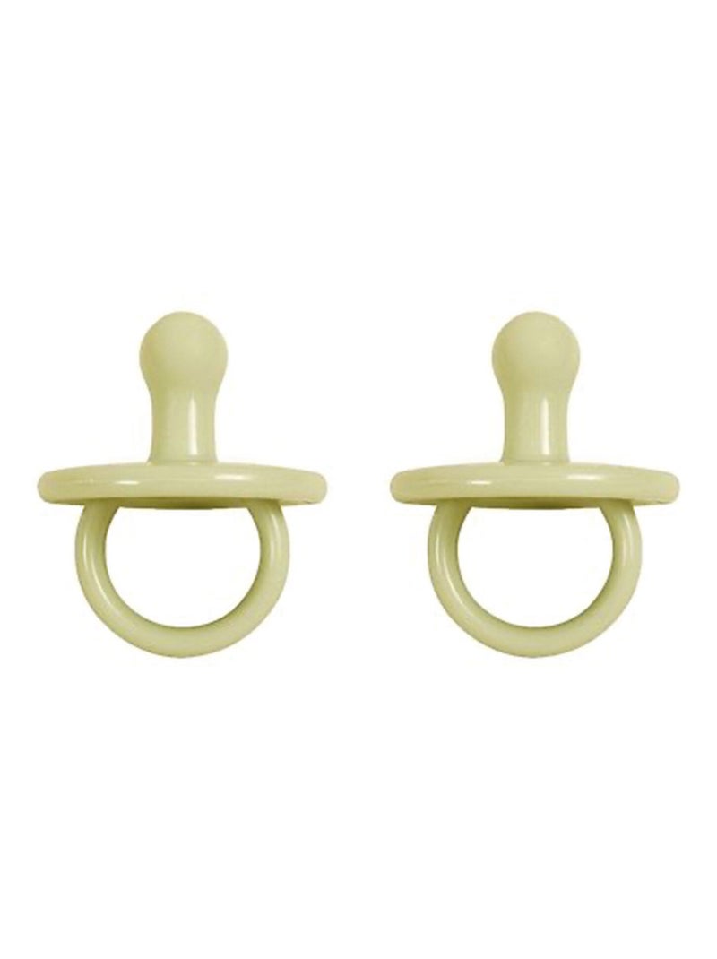 Lot de 2 sucettes en silicone - 0 - 36m Filibabba Vert pistache - Kiabi