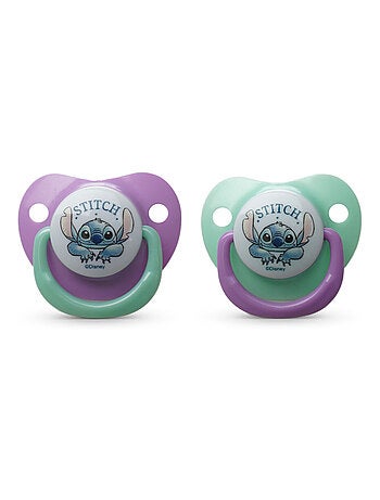 Lot de 2 sucettes Lilo et Stitch 6M+