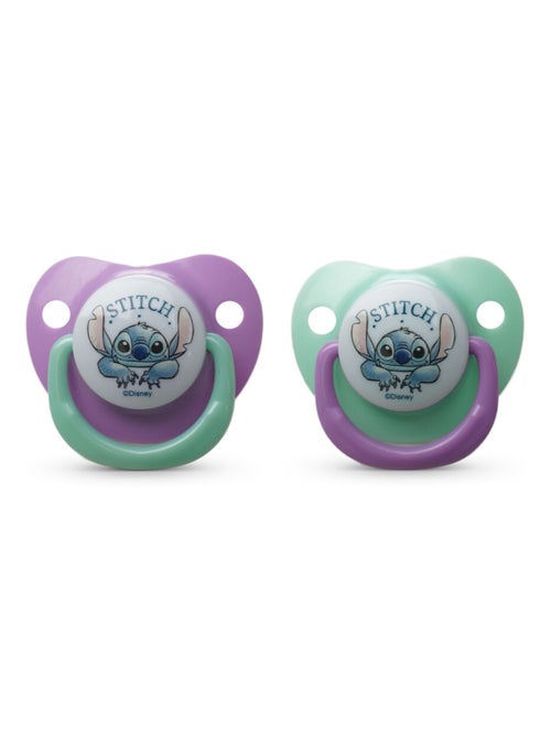 Lot de 2 sucettes Lilo et Stitch 6M+ - Kiabi Lot de 2 sucettes Lilo et Stitch 6M+ - Kiabi
