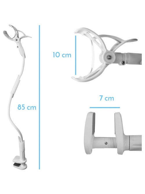 Lot de 2 supports universels pour camera bébé, babyphone, moniteur, Flex - Monsieur Bébé - Kiabi Lot de 2 supports universels pour camera bébé, babyphone, moniteur, Flex - Monsieur Bébé - Kiabi