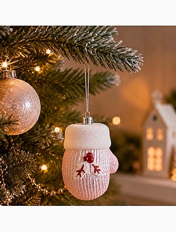 Lot de 2 suspensions gants de noël