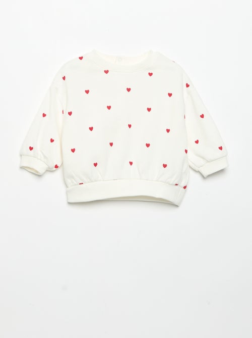 Lot de 2 sweat-shirts imprimés - Kiabi