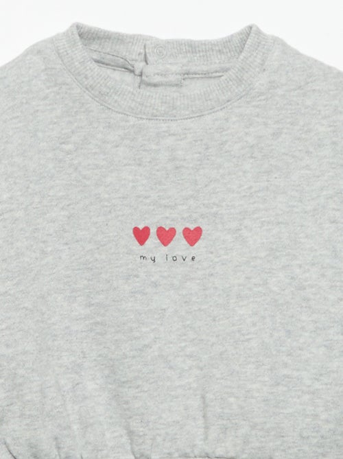 Lot de 2 sweat-shirts imprimés - Kiabi